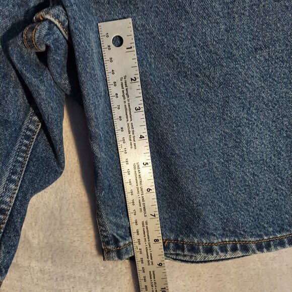 Levi's jeans shorts mens size 38 relax fit 100% cotton rugged med wash denim - Picture 10 of 12